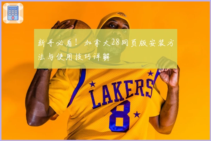 新手必看！加拿大28网页版安装方法与使用技巧详解